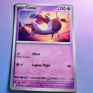 latias - 067/162 (uncommon) — pokemon: temporal forces